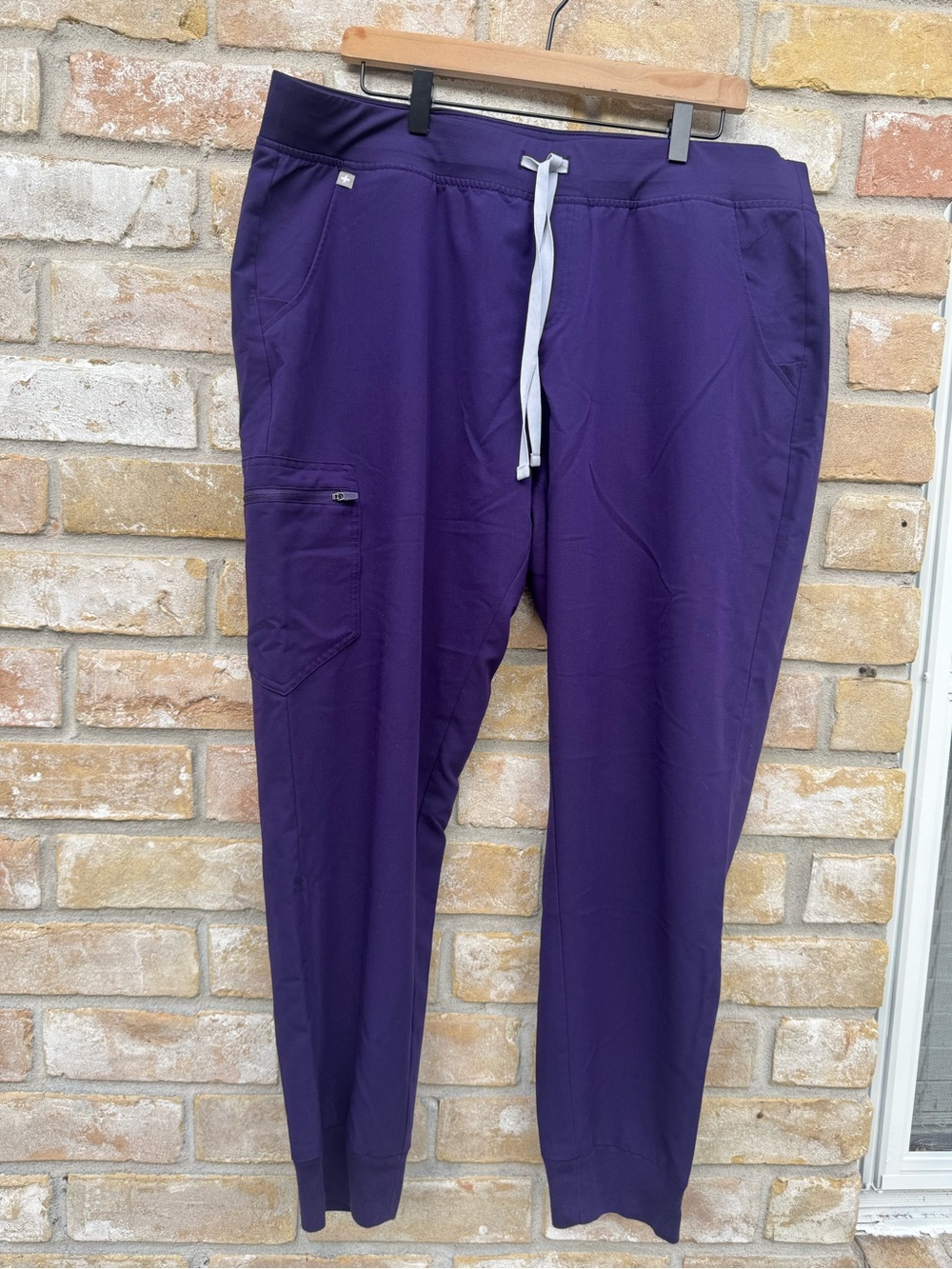FIGS Technical Collection Jogger Scrub Pants Bundle XXL Royal Blue&Purple 2Pair - Picture 3 of 10